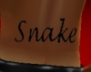 (AG) snake tattoo