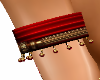 Red Gold Chain Arm Bands