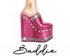 Pretty Pink Wedges