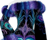 deriwinter peacock dress