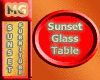 Siunset Glass Table
