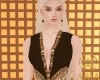 Ari. Gold Colette Dress