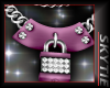 Lock Necklace/Pink