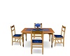 blue rose kitchen table 