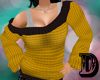 D Yellow Winter Sweater