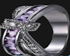 Purple Wedding Ring/F