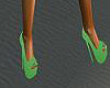 green shoes