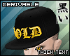 [K] Fitted Cap thick txt