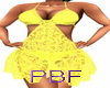 PBF*Sassy Yellow Lace DR