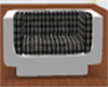 Black & white deco sofa
