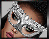 (E) Carnival Mask Silver
