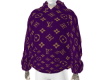 LV Purple hoodie