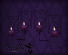 S= wall candles Purple