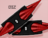 !!D Ankle Spike Red