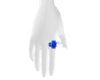 Blue wedding ring