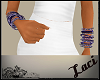 ~Purple R & L Bracelets~