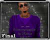 T|V A&F Sweater Purple
