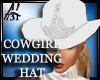 COWGIRL WEDDING HAT