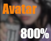 Avatar 800%