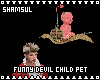 Funny Devil Child Pet