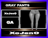 GRAY PANTS