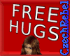 Free Hugs Head Sign
