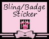 MC Bling / Badge Sticker