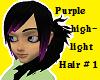 PurpleHighlight Hair#1