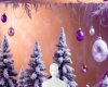 Purple Christmas bg