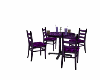 purp coffe drink table