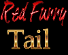 RED FURRY TAIL