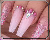 LWR}Pink Nails and Rings