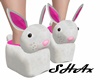 {s} pretty bunny slipper