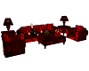 Red Skull Couch set