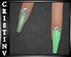 !CR! Light Green Nails