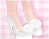 ❄ White Bunny Heels