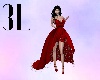 3L | Skirt Dress Red e