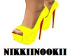 Sexy Yellow Red Bottoms