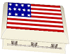casket w flag (veterans)