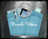 Blue  & White Beach Bag