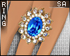 [SA] Blue Indian Ring