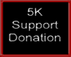 5k Donation sticker