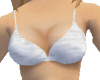 White Velvet Bikini Top