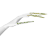Leafy Long Nails