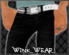 Black Jeans White Belt