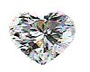 diamond heart/stiker