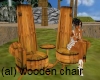 (al) wooden bamboo chair