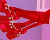 TE| Valentine boots red