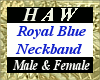 Royal Blue Neckband