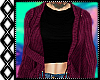 Sweater MAgenta|Crop top
